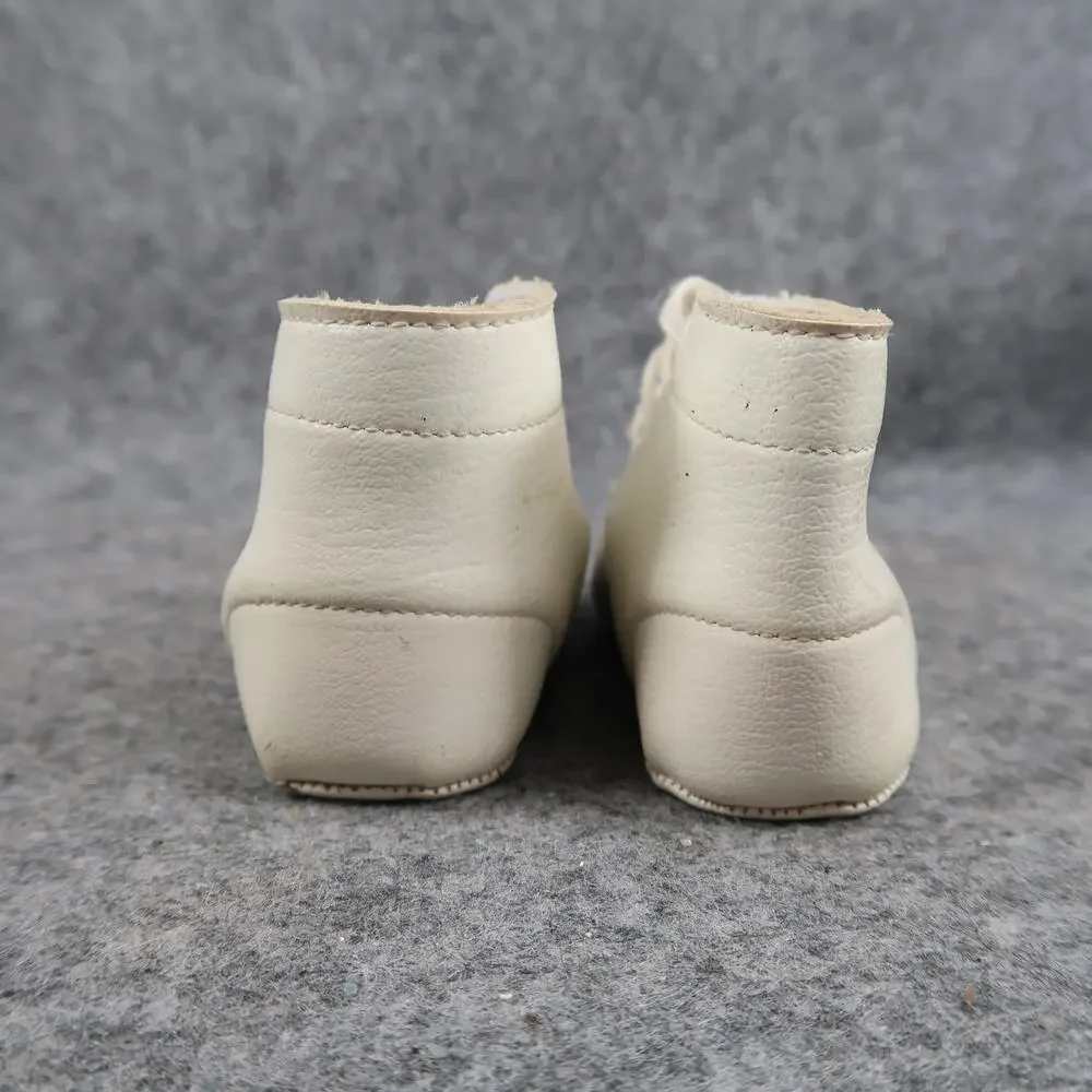 Wee Walkers Baby Shoes 1 Washable Lace Up Sneaker Vintage White Doll Classic